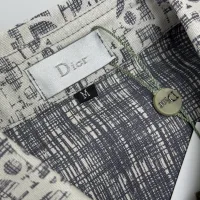 AAA Dior Shirt Red Cotton Jacquard Denim
