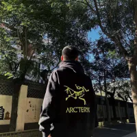Luxury Super Clone Archaeopteryx Hoodie Green Cotton Pure Double-Sided Fabric Autumn Winter