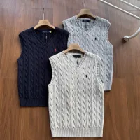 Super Clone Ralph Lauren Short-Sleeved Shirts Red Cotton Pure Down Jacquard Cable Knit Suitable For All Seasons Retro Preppy Style Sophistication Autumn Embroidery