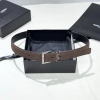 High Quality Designer Saint Laurent Belt Color Suede