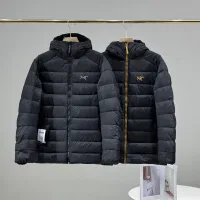 AAA Archaeopteryx Outerwear Red Goose Down Nylon Fabric Winter Embroidery Zippered Pocket