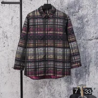 Luxury Designer Louis Vuitton Jacquard Long-Sleeved Shirts For Autumn