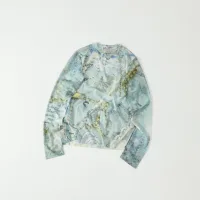 AAA Reps Acne Studios Long-Sleeved Base Layer Red Polyester Spandex Mesh Lace Spring Summer Autumn Winter