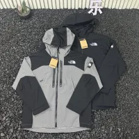 Luxury The North Face Coat Ash Winter Windproof Cuffs