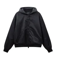 Luxury AAA Balenciaga Coat Ash Cotton Silk Embroidery