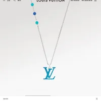 High Quality AAA Louis Vuitton Necklace Red Lace Summer