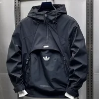 High Quality Reps Adidas Outerwear Black Spring Autumn