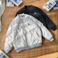 Designer Jordan Outerwear Black Winter Slim Fit