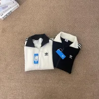 High Quality Adidas Long-Sleeved Shirts Red Down Lace Smooth To The Touch Running Spring Autumn