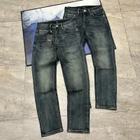Super Clone High Quality Fendi Jeans Red Minimalist Retro Slim Fit High-End Quality