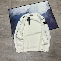 AAA Stone Island Sweatshirt Green Cotton Pure Exquisite Workmanship Street Style Patch