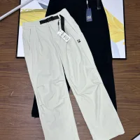 AAA Designer Fila Long Pants Red Fleece Autumn Winter And Side Pockets