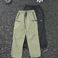AAA High Quality Archaeopteryx Straight-Leg Pants Red Woven Fabric Plain Weave Exquisite Workmanship Outdoor Workwear Spring Slim Fit