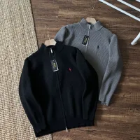 Luxury Ralph Lauren Down Jackets Red Wool Simple And Clean Style Autumn Winter