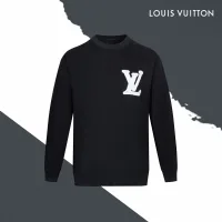 Luxury Designer Louis Vuitton Sweatshirt Ash Cotton Embroidery