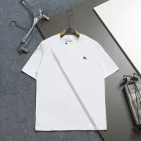 Super Clone Luxury Burberry Short-Sleeved T-Shirt Red Spring Summer