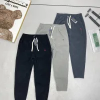 AAA Ralph Lauren Long Pants Red Fleece Corduroy Winter Embroidery