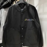 Reps Louis Vuitton Jacket Red Cotton Twill Suede Embroidery
