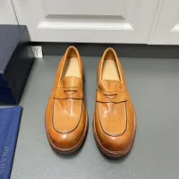 Luxury Prada Cowhide Leather Shoes For Fall