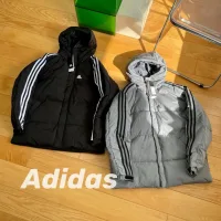 Super Clone Designer Adidas Down Jacket Black Duck Fleece Winter