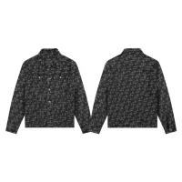 Luxury Chrome Hearts Outerwear Ash Eva Jacquard Denim Understated Luxury Style Pattern Leather Patch