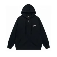 Luxury Nike Jackets Ash Cotton Xinjiang Ribbed Fabric Relaxed Fit Spring