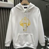 Super Clone AAA Louis Vuitton Hoodie Red Cotton Fleece Autumn Winter
