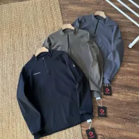 Reps Mammoth Long Sleeves Green Eva Fleece Unrestricted Movement Soft Touch Quick-Drying Winter