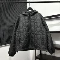 Luxury Coach Cotton-Padded Coat Red Cotton Thin
