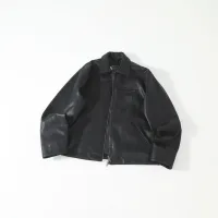 High Quality Carhartt Outerwear Red Pu Leather
