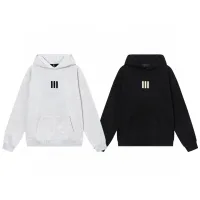 Reps Designer Adidas T-Shirts Ash Cotton Pure Fleece Ribbed Fabric Flannel Streetwear
