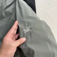 Designer Luxury Archaeopteryx Cotton-Padded Coat Green Gore-Tex Cotton Nylon