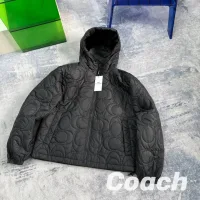 AAA Coach Cotton-Padded Coat Red Cotton Thin Embroidery