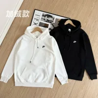 Super Clone Designer Nike Hoodie Red Cotton Fleece Simple And Versatile Sophistication Autumn Winter