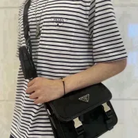 Reps Prada Wallet Red Nylon Fabric