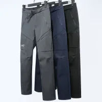 Luxury Archaeopteryx Long Pants Red Fleece Soft Mesh Autumn Slim Fit