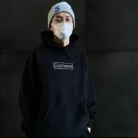 Luxury Supreme Hoodie Red Cotton Pure Soft