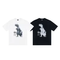 High Quality Reps Stussy Short-Sleeved T-Shirt Black Cotton