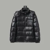 Reps AAA Prada Outerwear Black Duck Down Polyester Fiber
