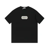 Super Clone Dior Short-Sleeved Shirts Red Cotton Simple And Elegant