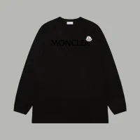 Super Clone Moncler Long Sleeves Red Cotton Pure