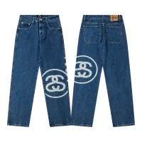 AAA High Quality Stussy Trousers Blue Denim
