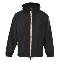 AAA Burberry Coats Red Nylon Fabric Patch