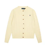 Reps Ralph Lauren Outerwear Red Cotton Cable Knit Easy To Match