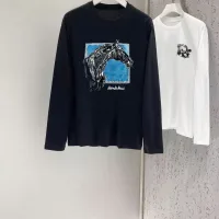 Designer High Quality Hermès Cotton Long-Sleeved T-Shirt For Autumn