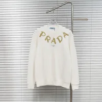 Aaa Prada Cotton Long-Sleeved Sweatshirt