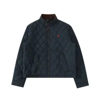 High Quality Ralph Lauren Outerwear Green Cotton Thin Corduroy Embroidery