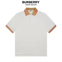 1:1 Burberry Cotton Short-Sleeved Polo Shirt