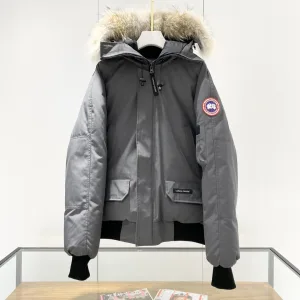 Reps Canada Goose Overcoat Red Duck Down Flannel