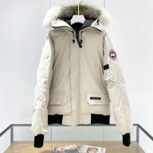 Designer Reps Canada Goose Overcoat Red Duck Down Flannel